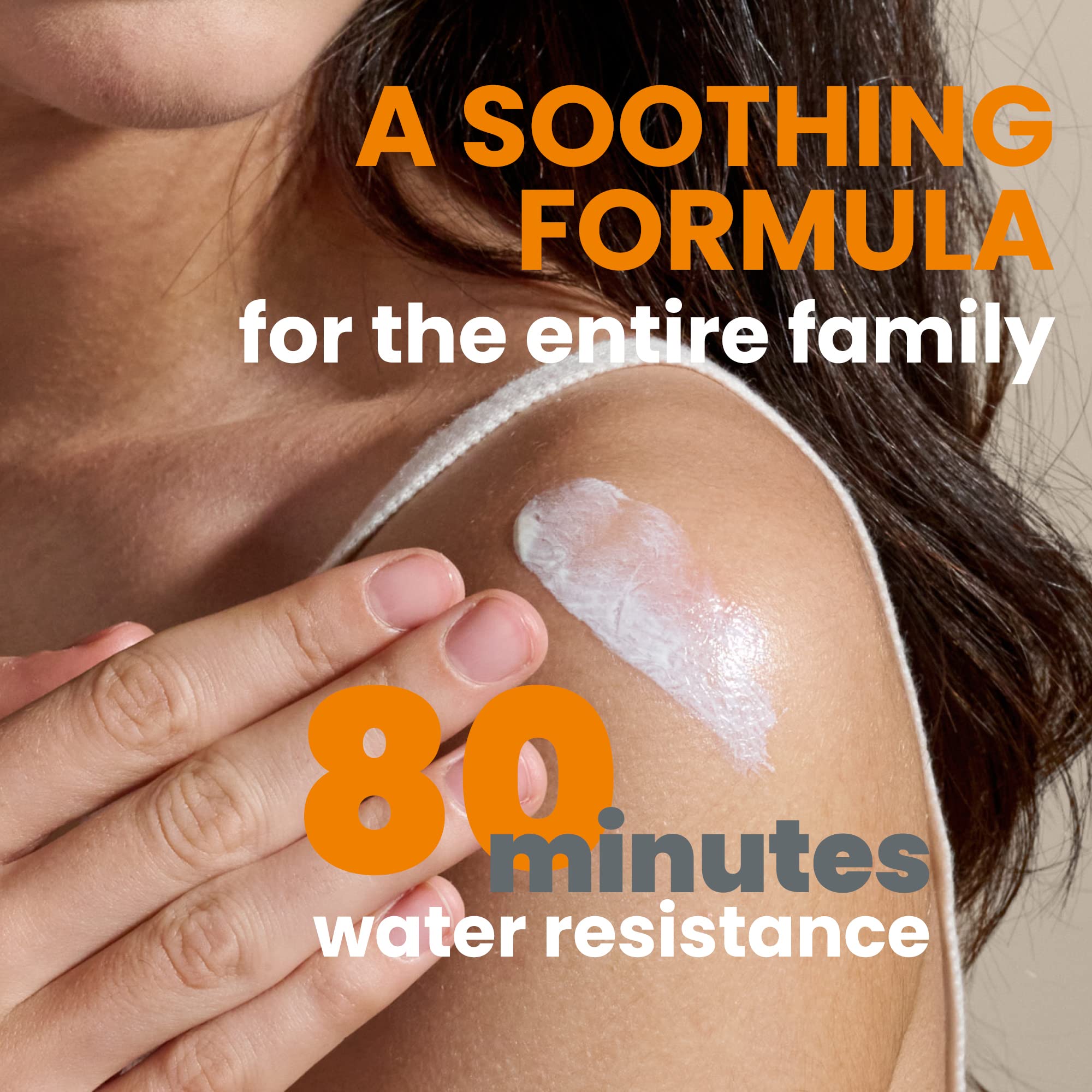 Label highlights Avène Thermal Spring Water and soothing ingredients.