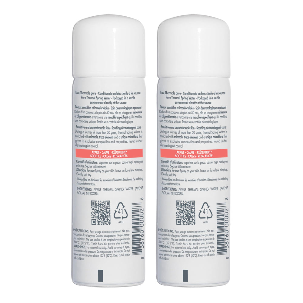Avène logo on bottle label supports dermatologist-backed care
