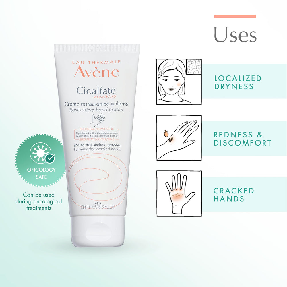 Avène Thermal Spring Water soothing the skin during hand care routine.