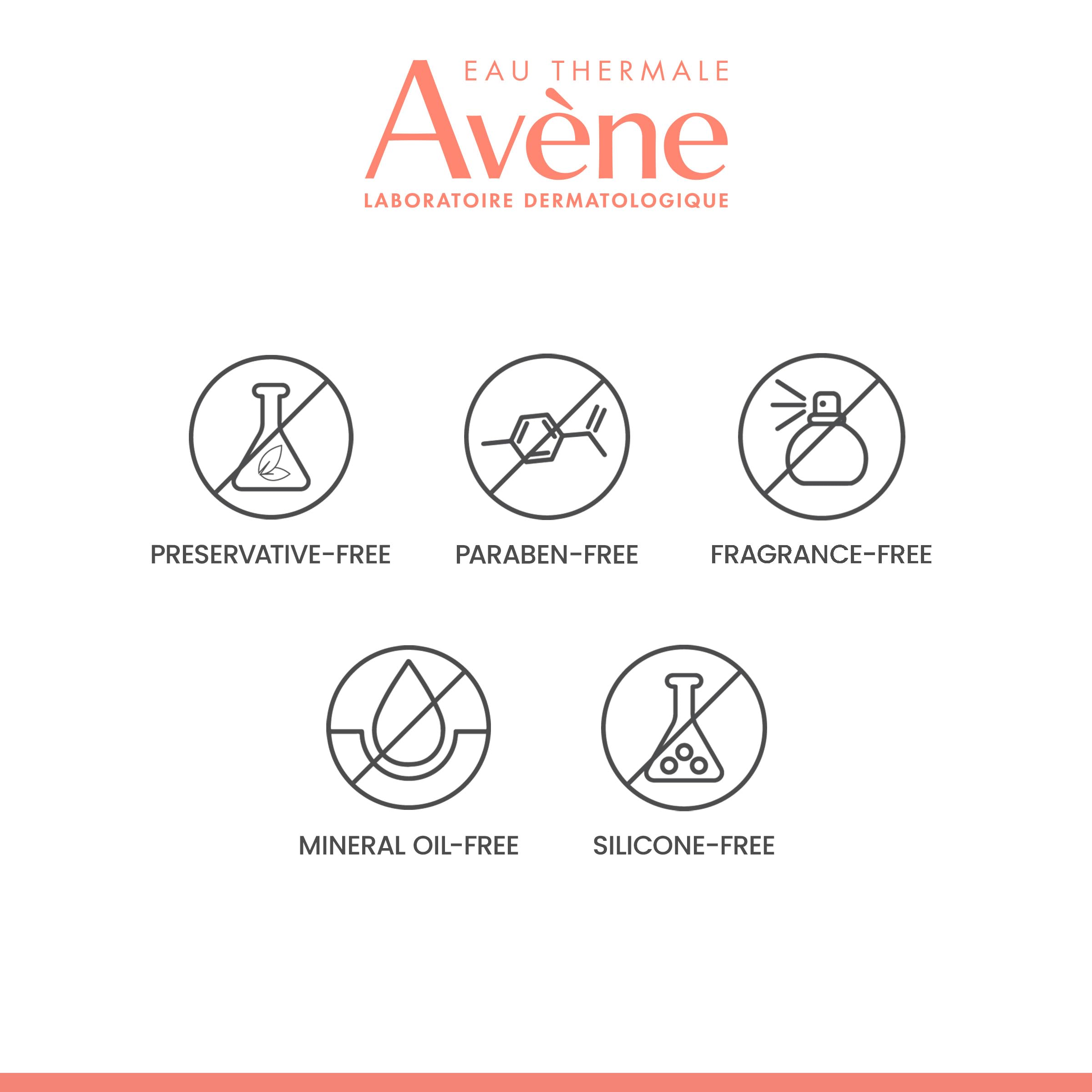 Avène Tolérance Control non-comedogenic formula suited for sensitive skin.