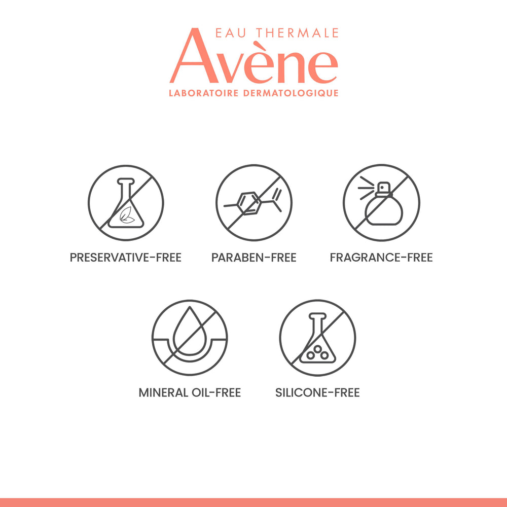 Avène Tolérance Control non-comedogenic formula suited for sensitive skin.