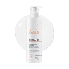 Avène Tolerance daily foaming cleanser bottle for gentle cleansing on sensitive skin.