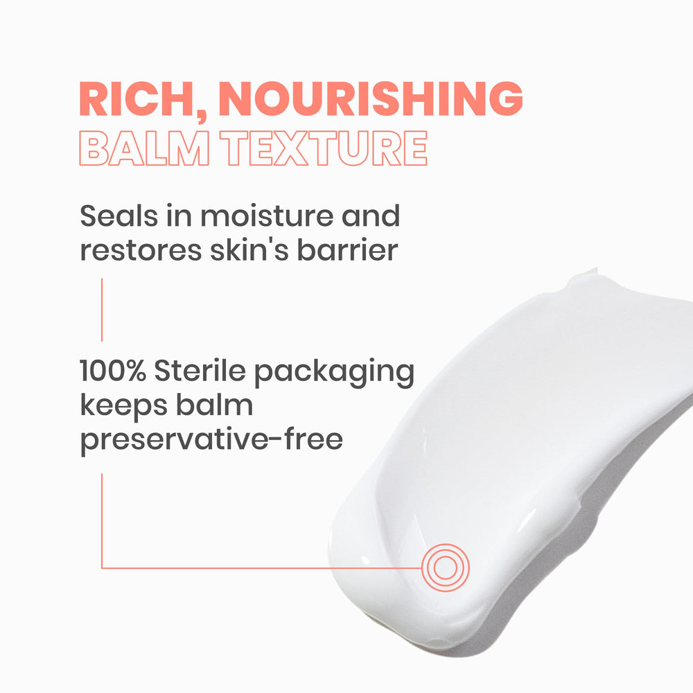 Application shown on forearm demonstrating easy spreading and soothing feel.