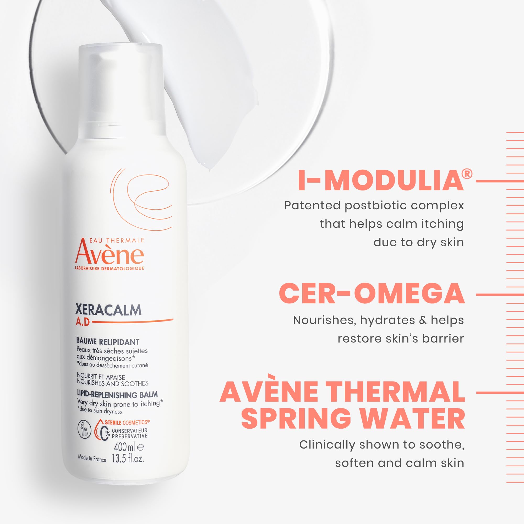 Open jar label displays fragrance-free and preservative-free claims.