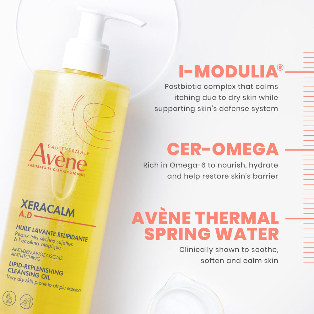 Avène Thermal Spring Water heritage icon emphasizing soothing care.