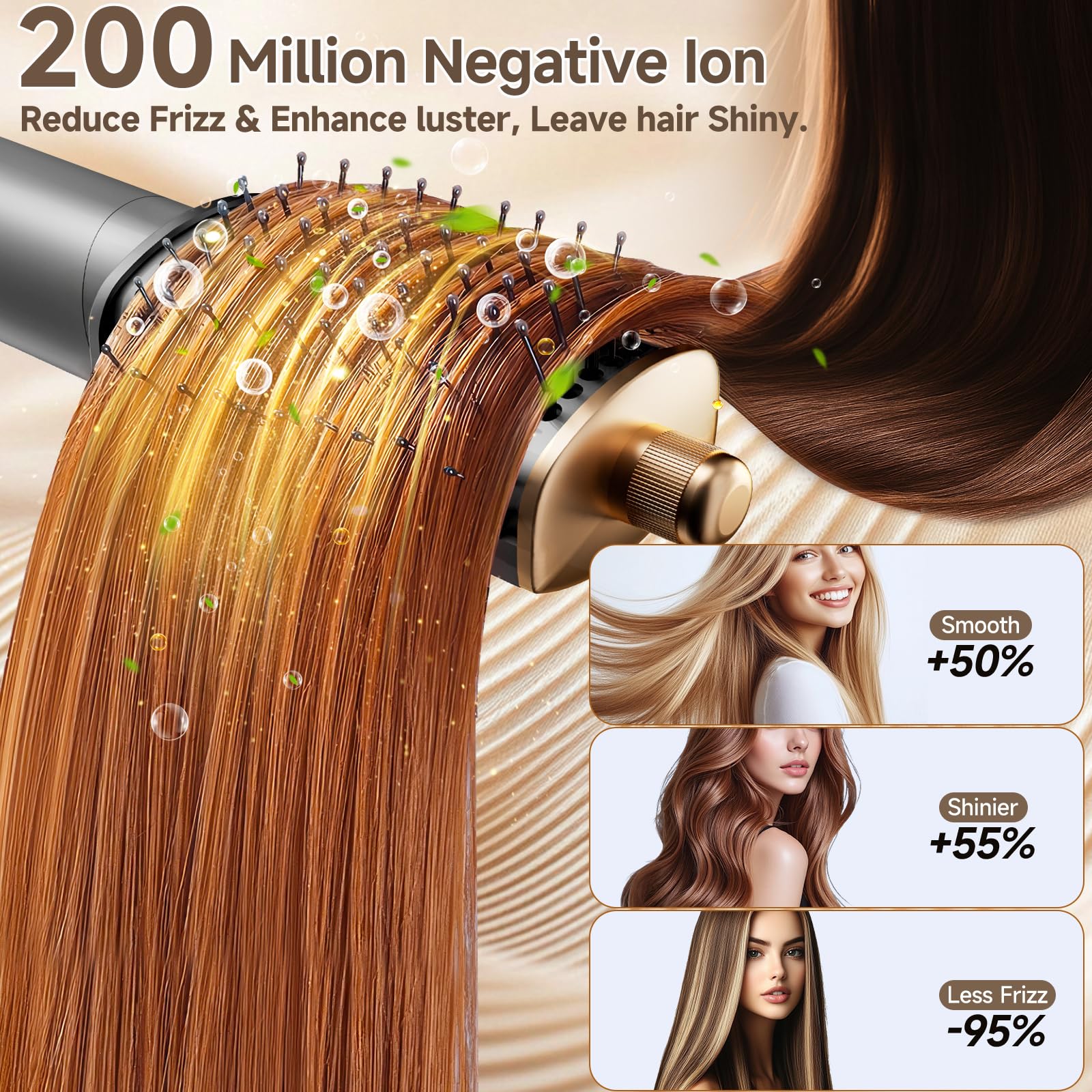 AVENHO left suction wand guides curling from one side.