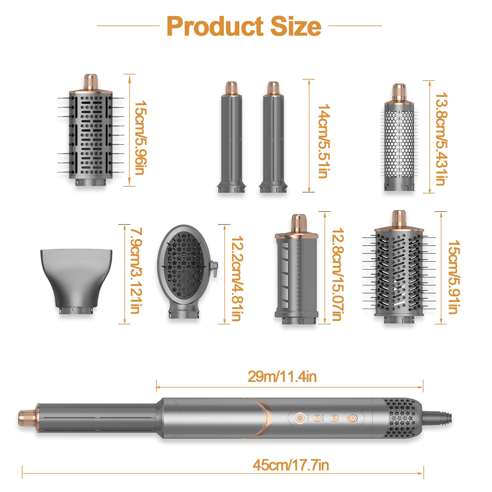 AVENHO right suction wand balances styling on the opposite side.