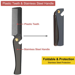 Avenoir folding comb includes a bottle opener for convenient gifts.