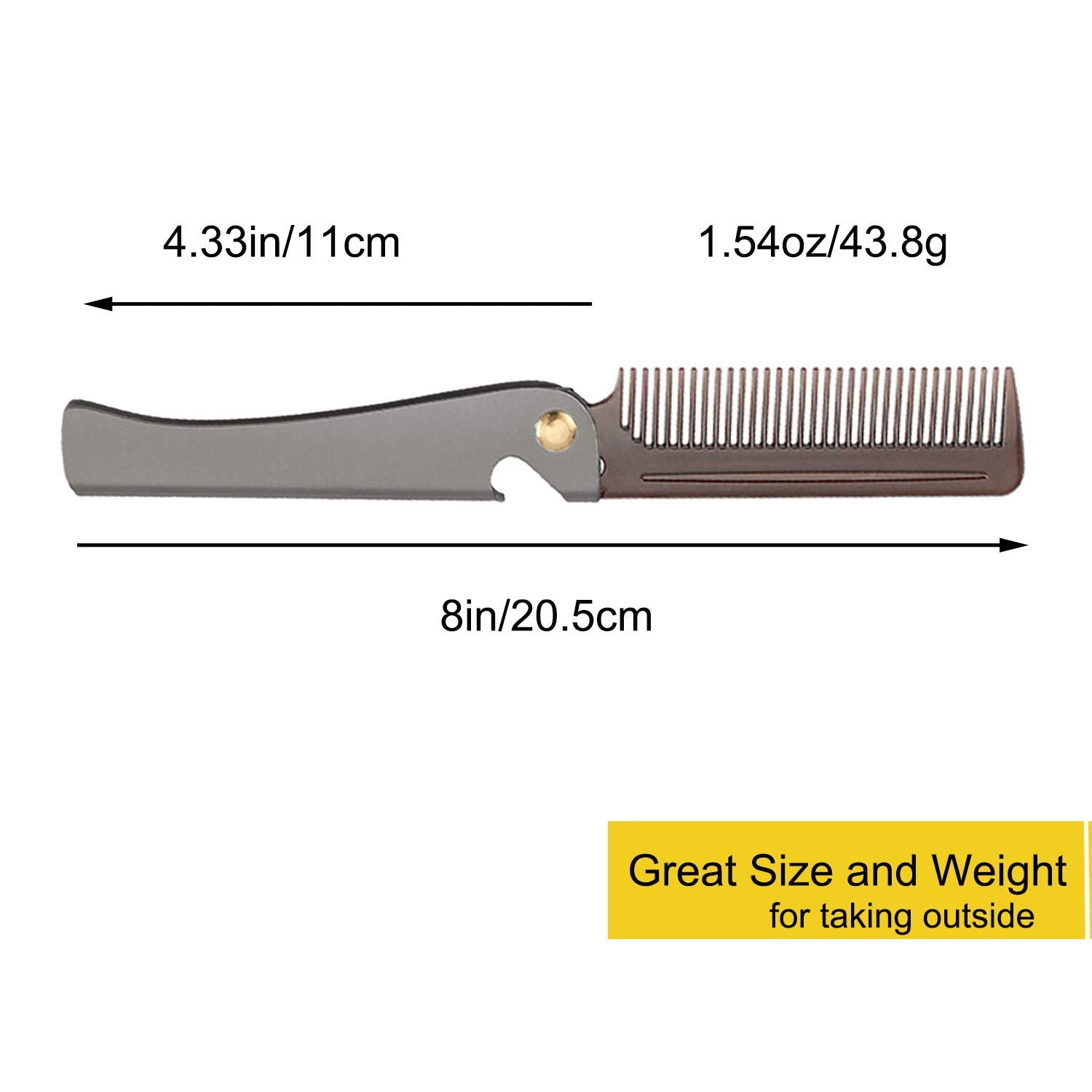 Avenoir premium folding comb presented as a stylish gift.