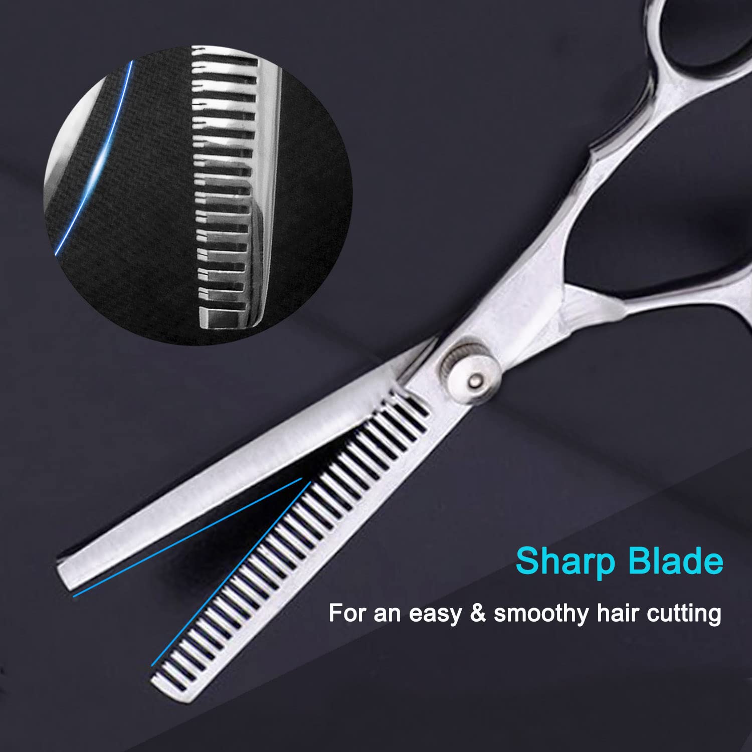 Avenoir professional hair cutting scissors in stainless steel deliver clean, smooth cuts.