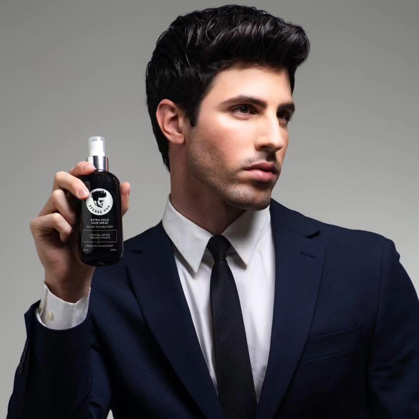 Avenue Man Hair Spray Acabado de salón: resultado pulido y natural