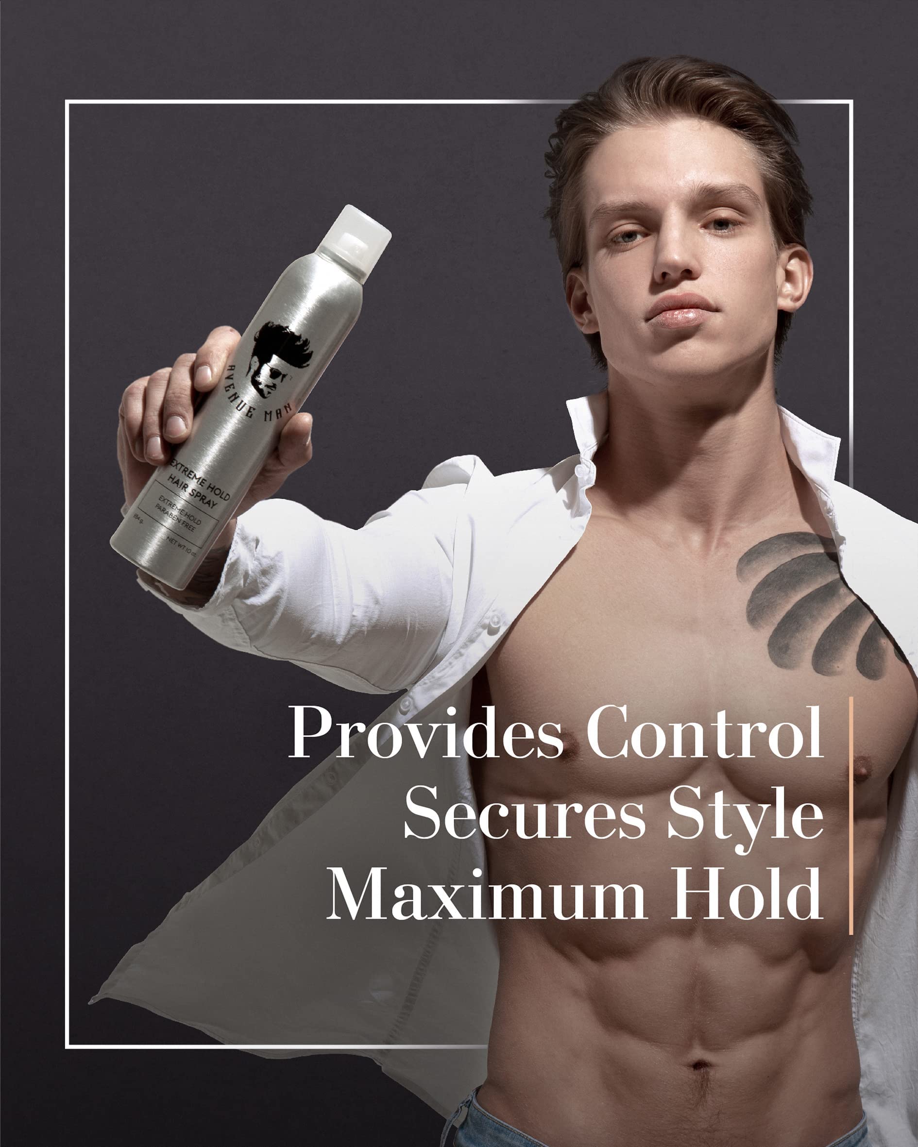 Avenue Man Portugal-made packaging reflects premium craftsmanship.