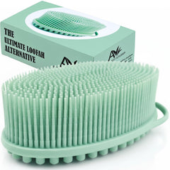 Avilana exfoliante de silicona doble cara para exfoliar y limpiar la piel.