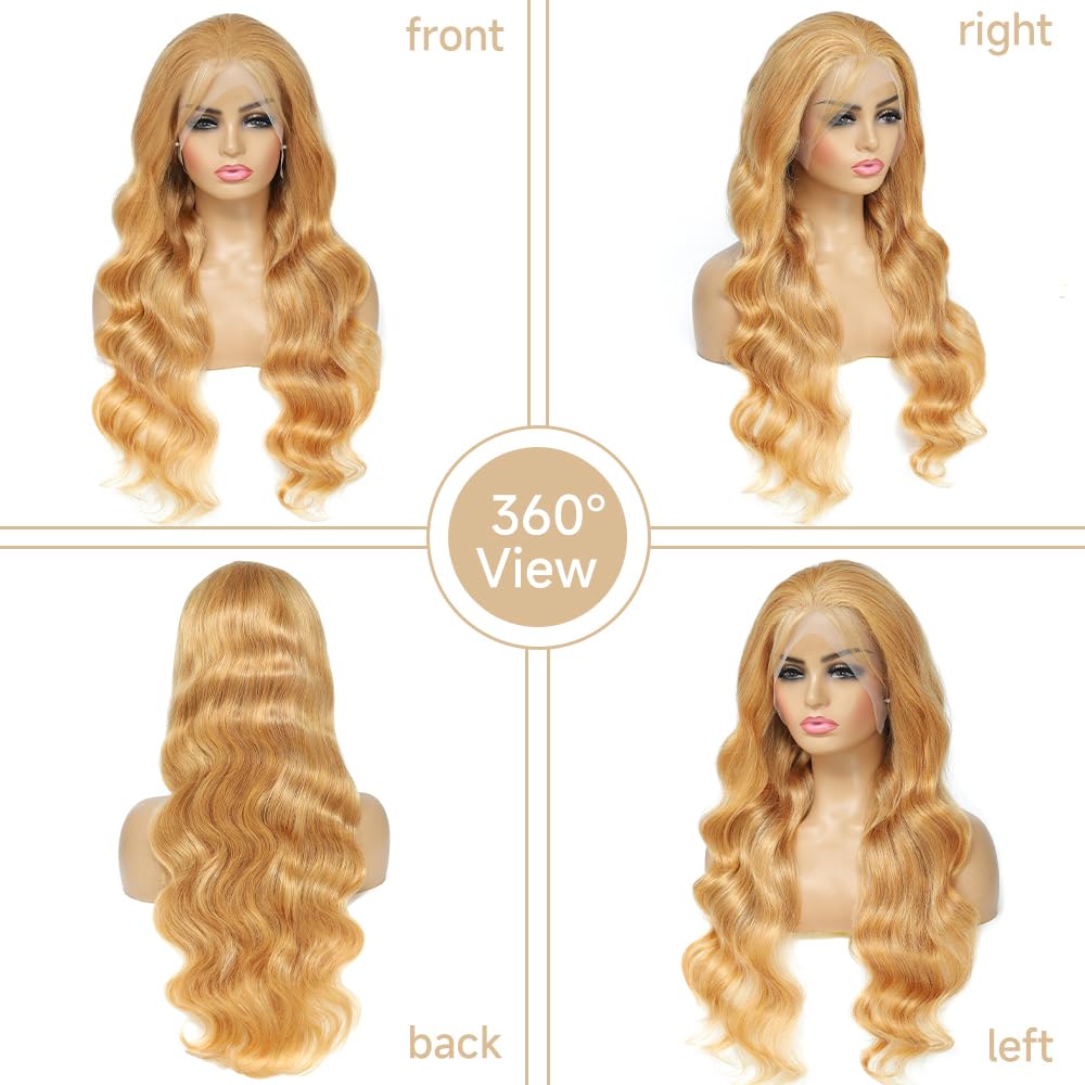 Avolo wig displaying bleached knots for realistic scalp appearance.
