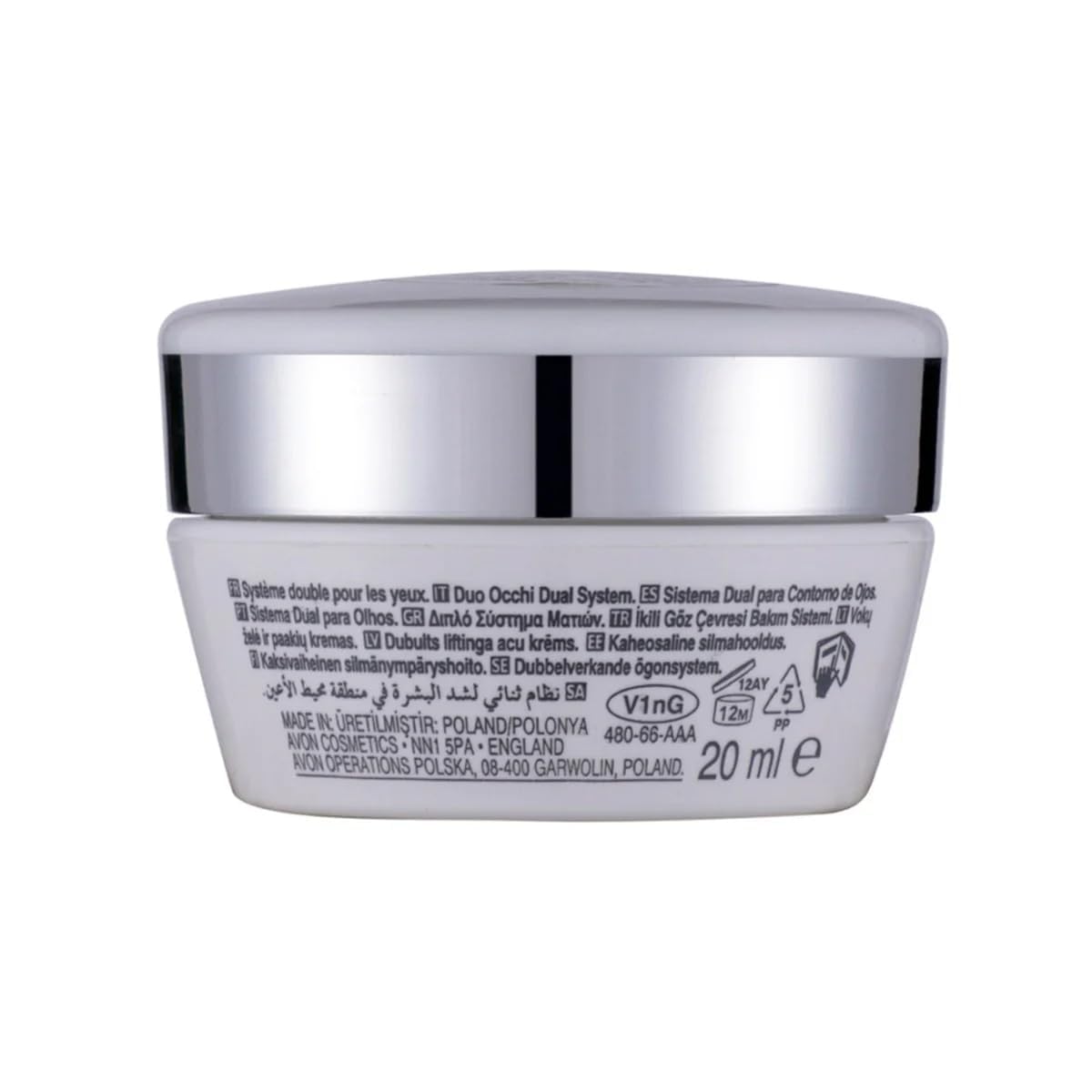 AVON ANEW Brightening Dual Eye System ingredientes-clave cafeína y granada para la mirada.