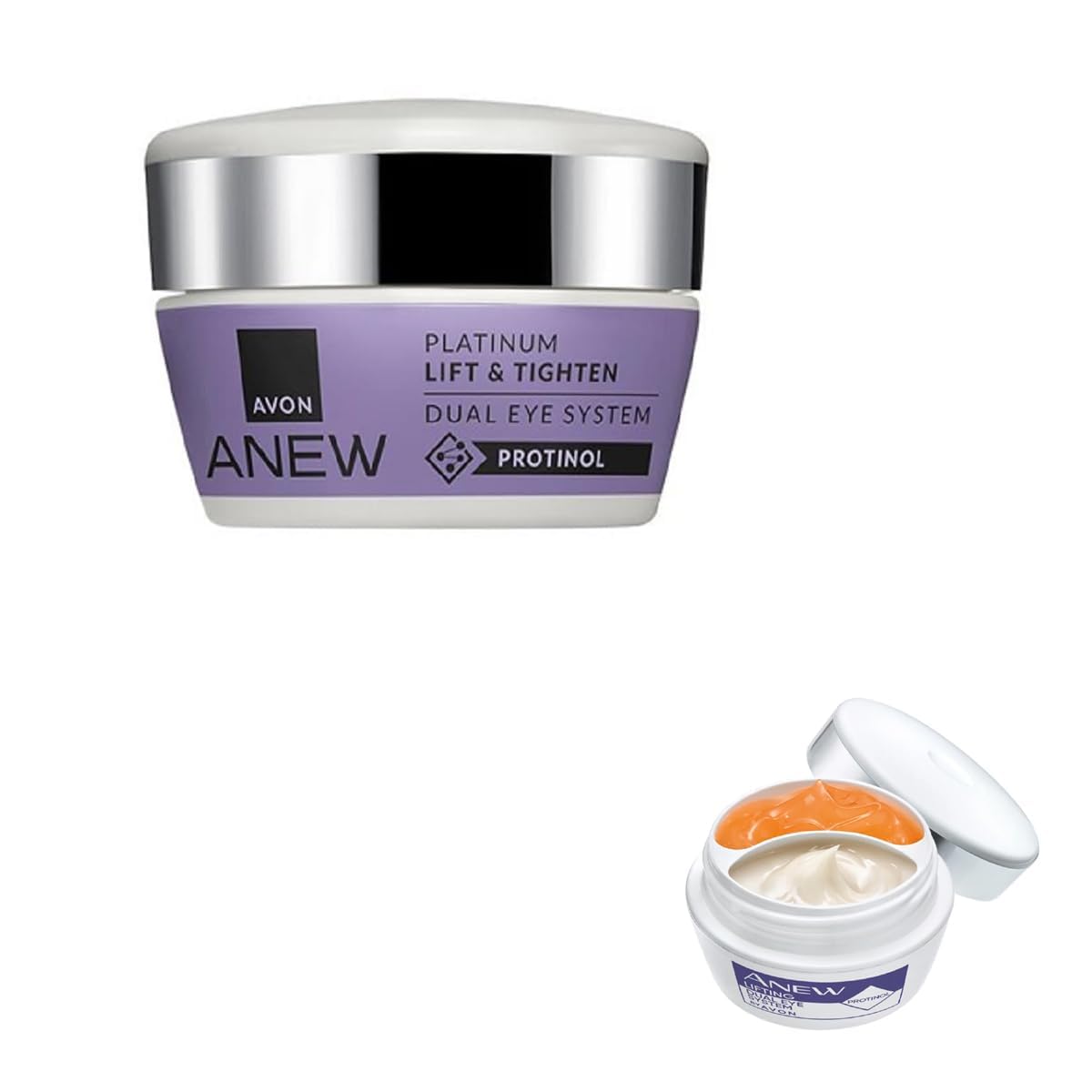 AVON ANEW Brightening Dual Eye System textura-ligera ideal para uso diario.