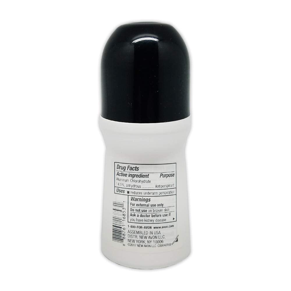 Six-pack AVON Black Suede deodorant for extended use