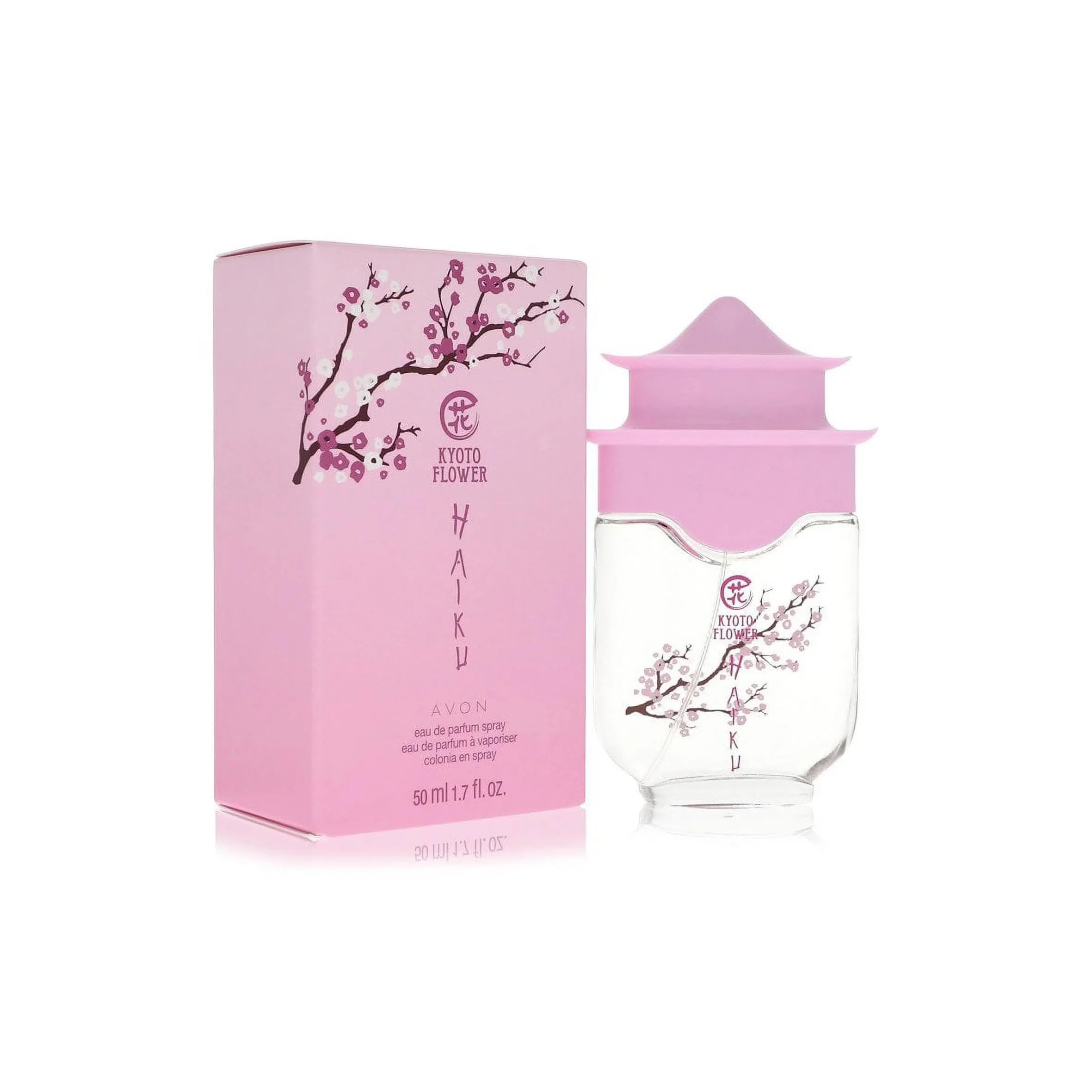 AVON Haiku Kyoto Flower green floral profile close-up emphasizing crisp notes.