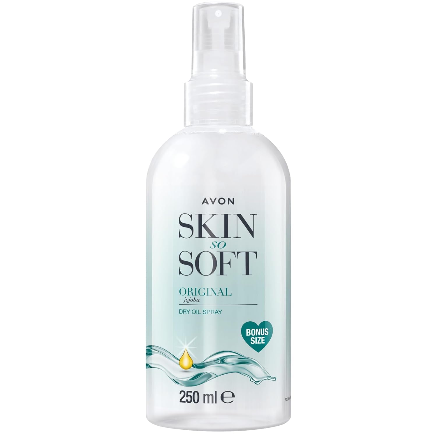 AVON SKIN SO SOFT, botella de spray 250 ml, hidrata la piel con aceite ligero.