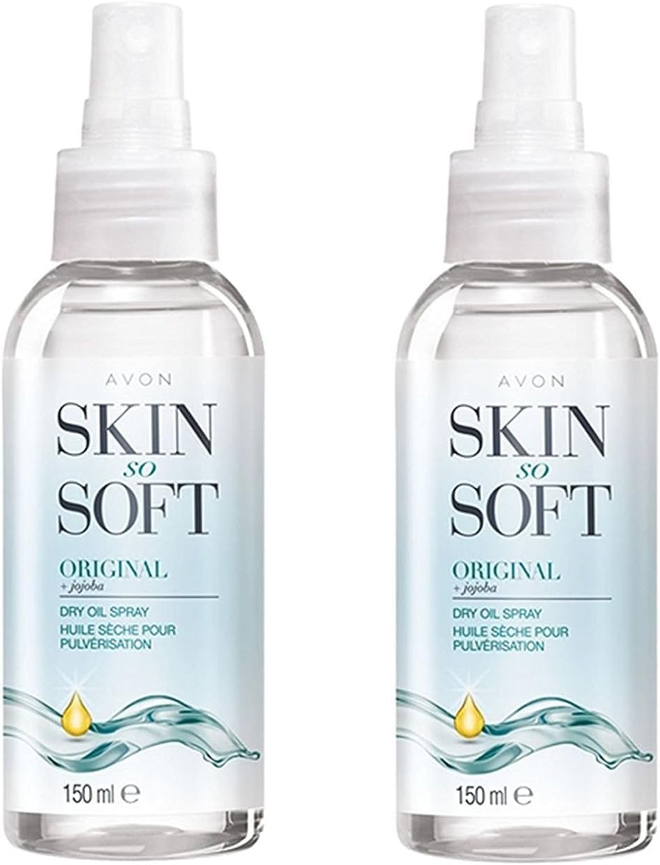 AVON Skin So Soft Original Dry Oil Spray bundle display for easy purchase.