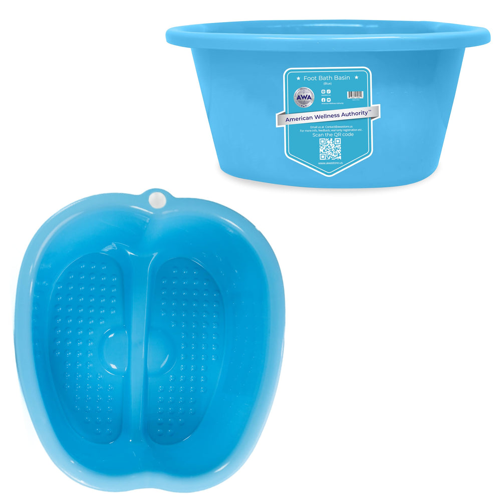 American Wellness Authority awa-extra-large-foot-bath spacious-design fits larger feet for roomy soaks.