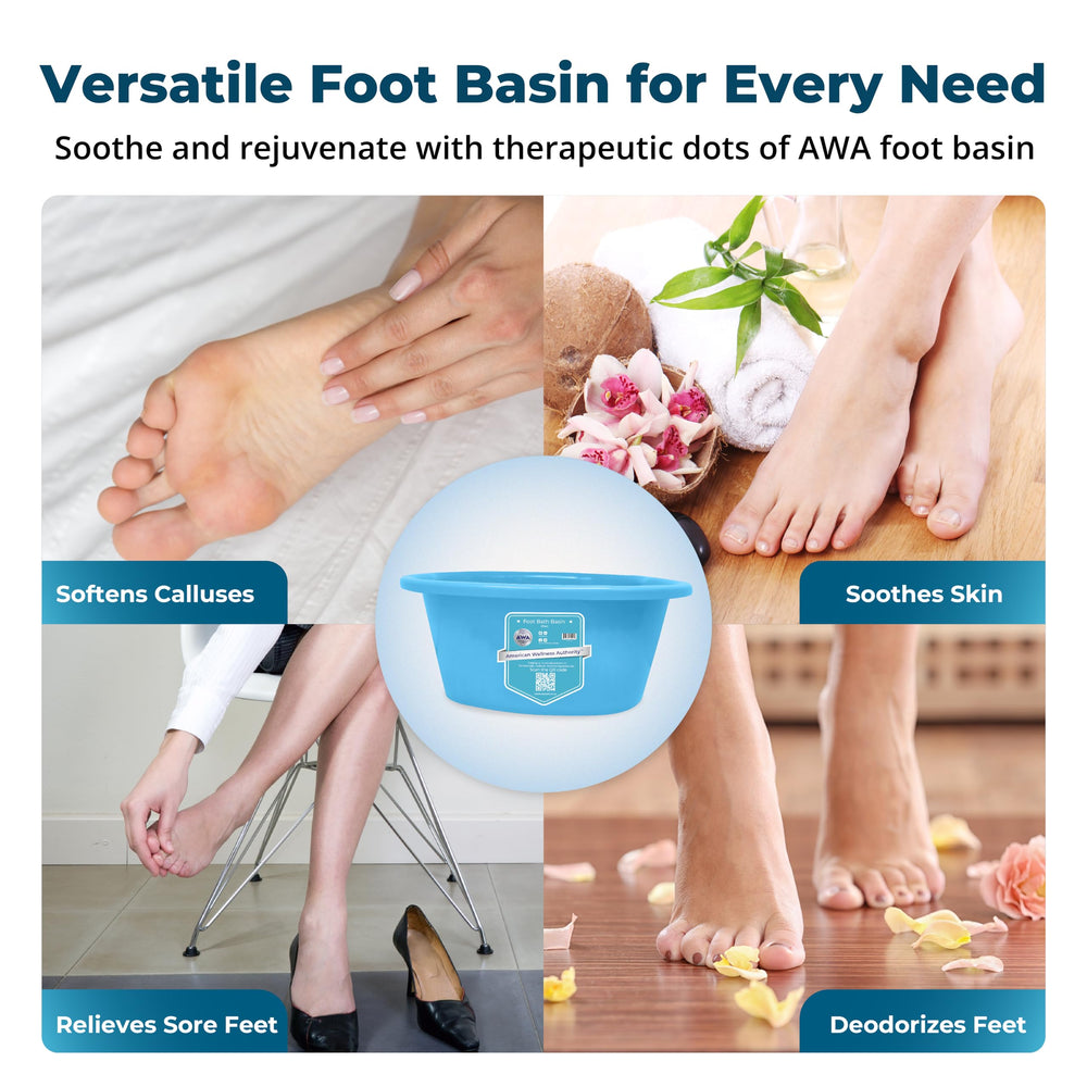American Wellness Authority awa-foot-bath-durable-plastic-construction stays stable during use.