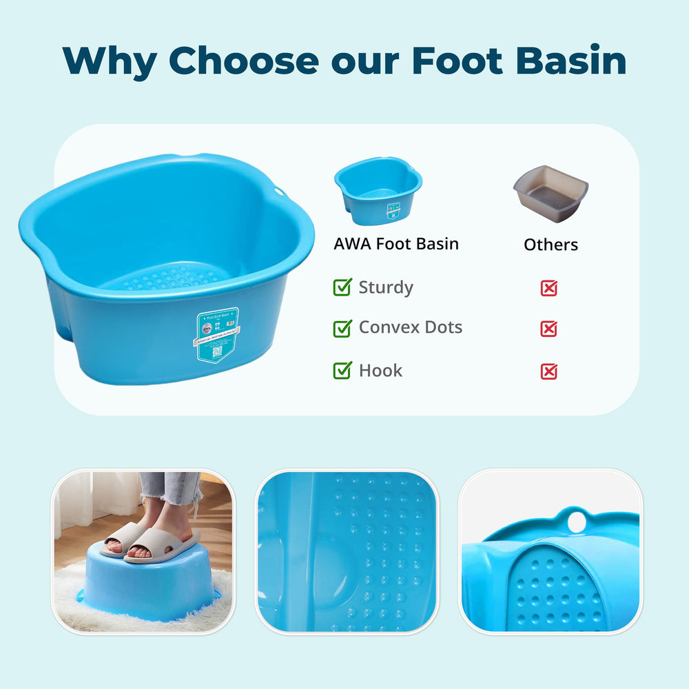American Wellness Authority awa-foot-bath-easy-maintenance easy to clean and durable.