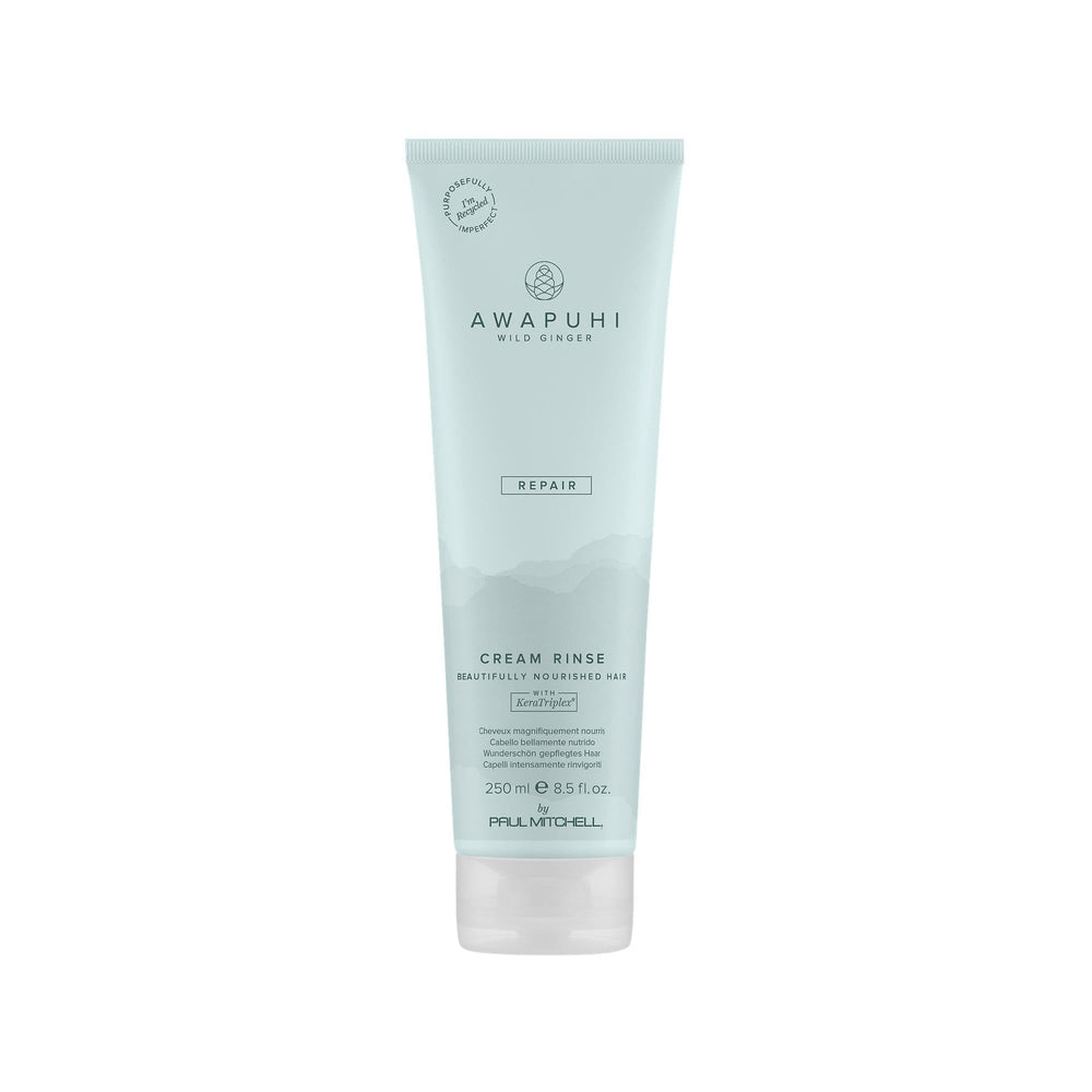 Awapuhi Wild Ginger Cream Rinse bottle for detangling and shine