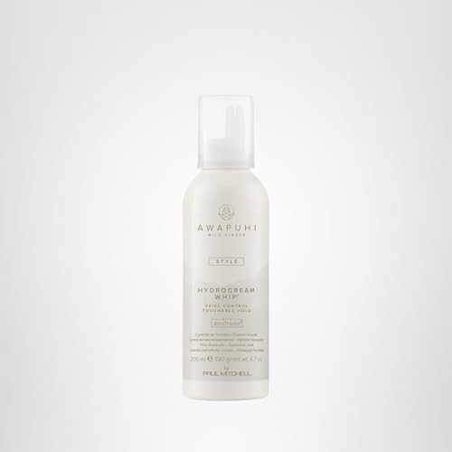 Awapuhi Wild Ginger HydroCream Whip Mousse used before blowout for smoother hair.