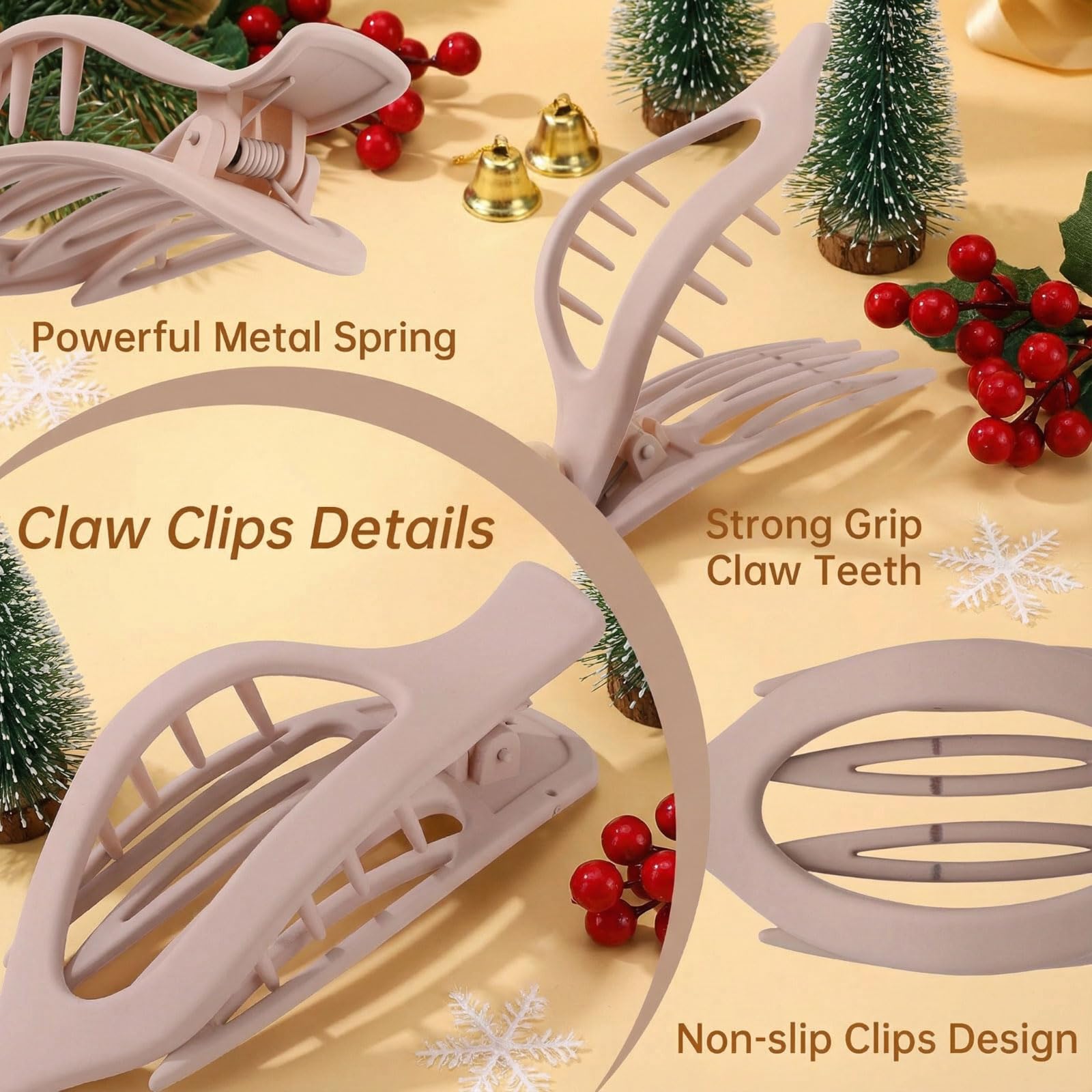 AWAYTR Concord clips tamaño compacto para bolso y retoques