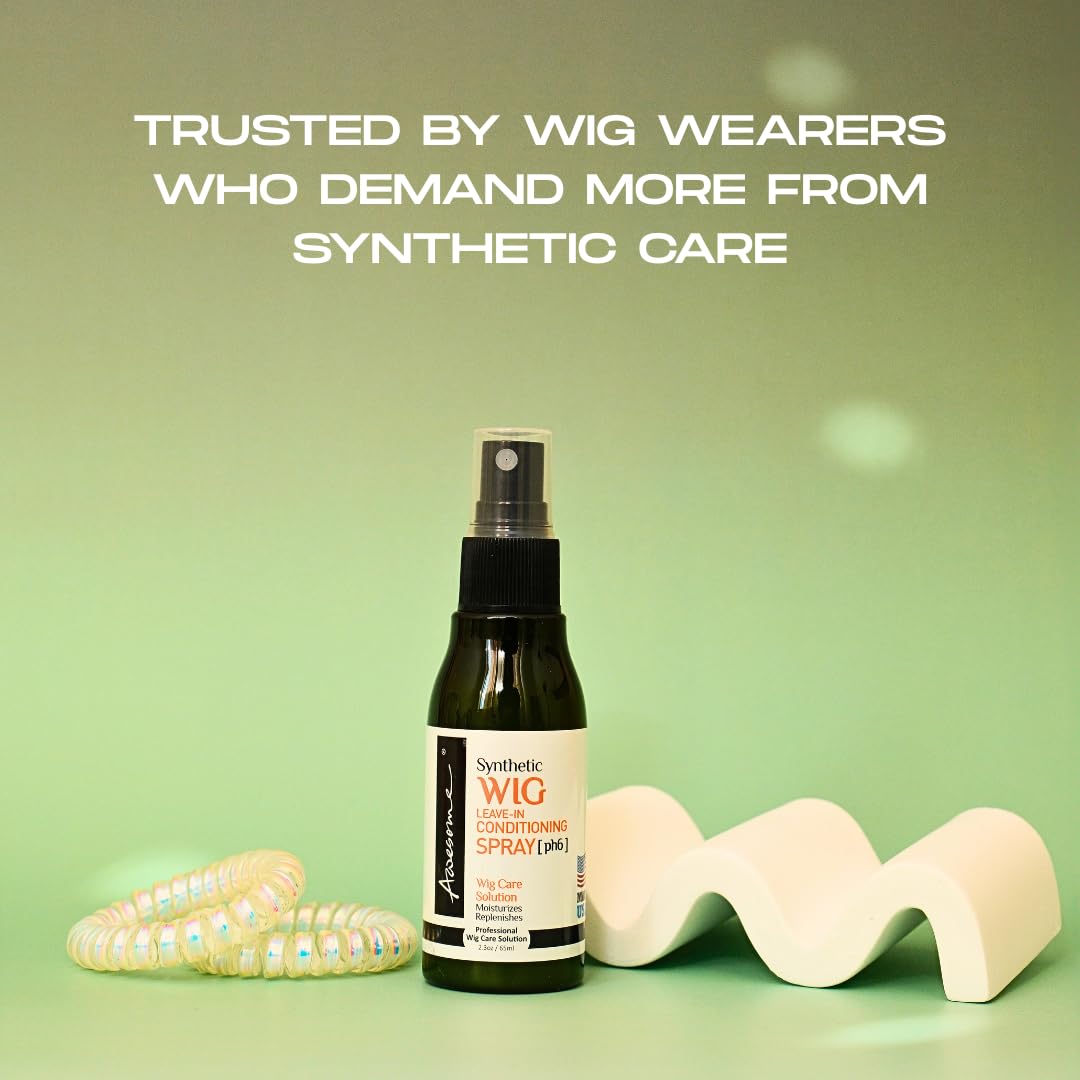 Awesome 7 fl oz wig care solution packaging for easy restocking