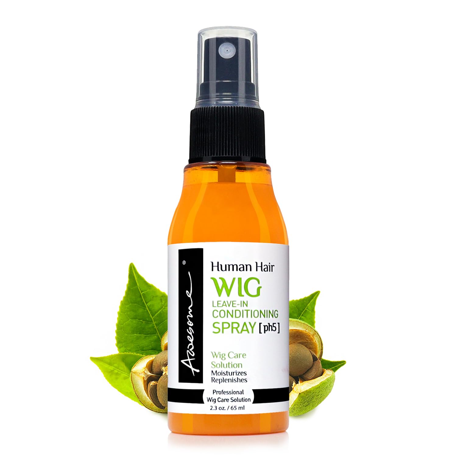 Awesome leave-in conditioner spray bottle for human hair wigs adds smoothness and shine