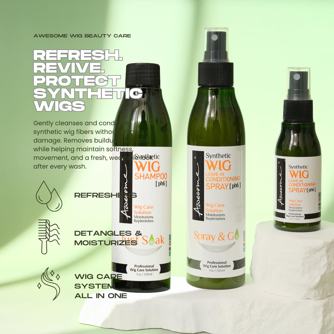 Awesome leave-in conditioner spray bottle offers quick detangling and shine.