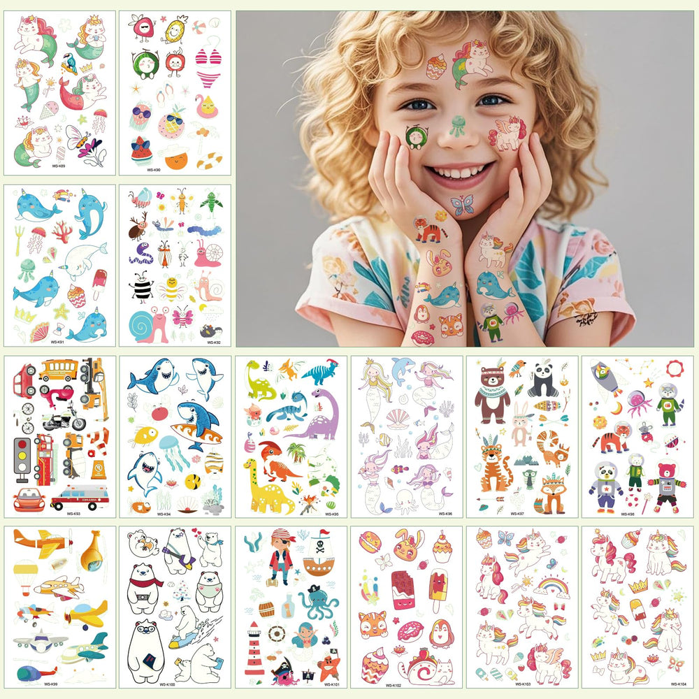 Awinmay space ship glow tattoo glows vividly during space themed crafts