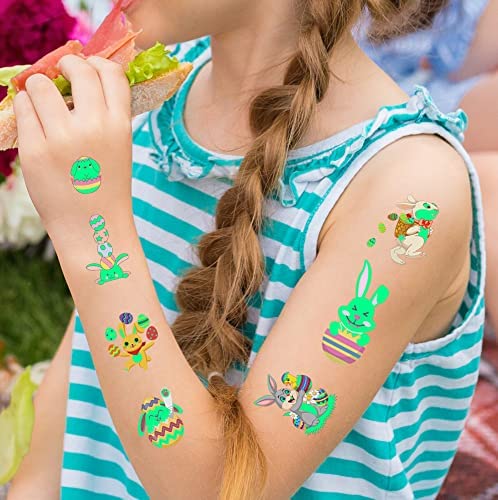 AWINMAY Easter carrots tattoos for cheering kids