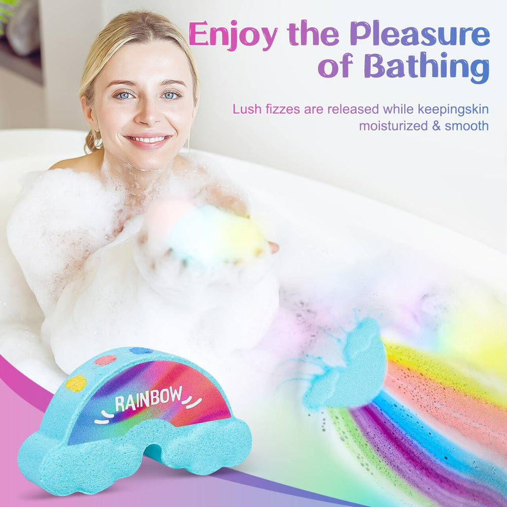 AWKUWA kid-friendly bath bombs are designed to minimize tub staining.