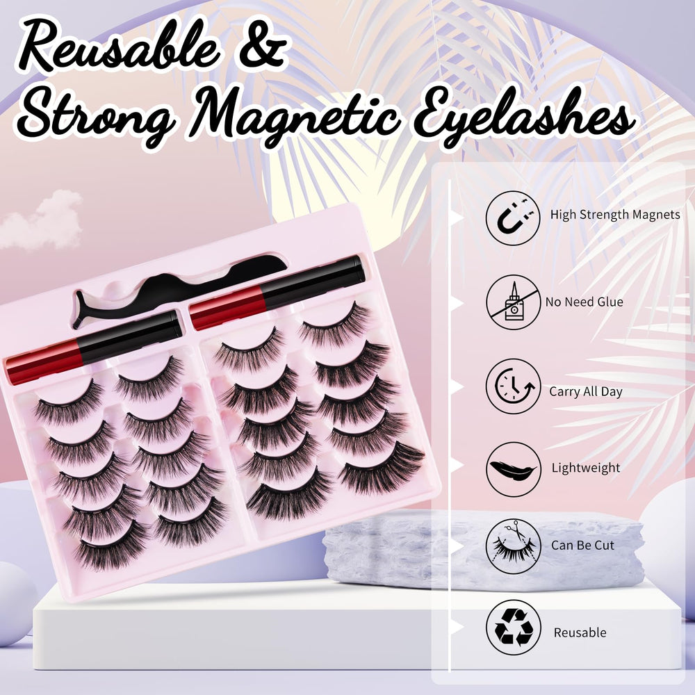 Awmyis reusable lashes offer multiple styles for different occasions.