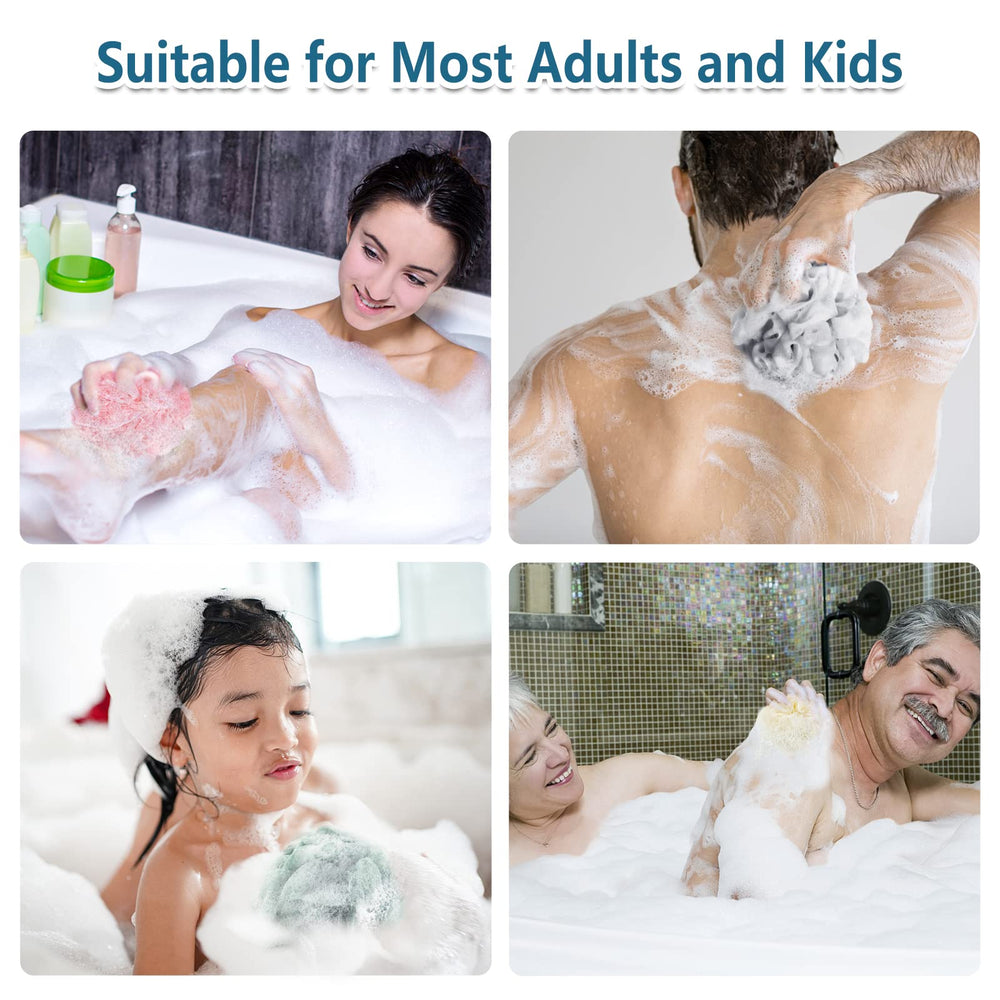 AWONTAR exfoliacion suave: malla de alta calidad para baño agradable.