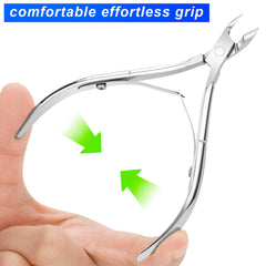 Awpeye double-spring grip cuticle nippers for comfort