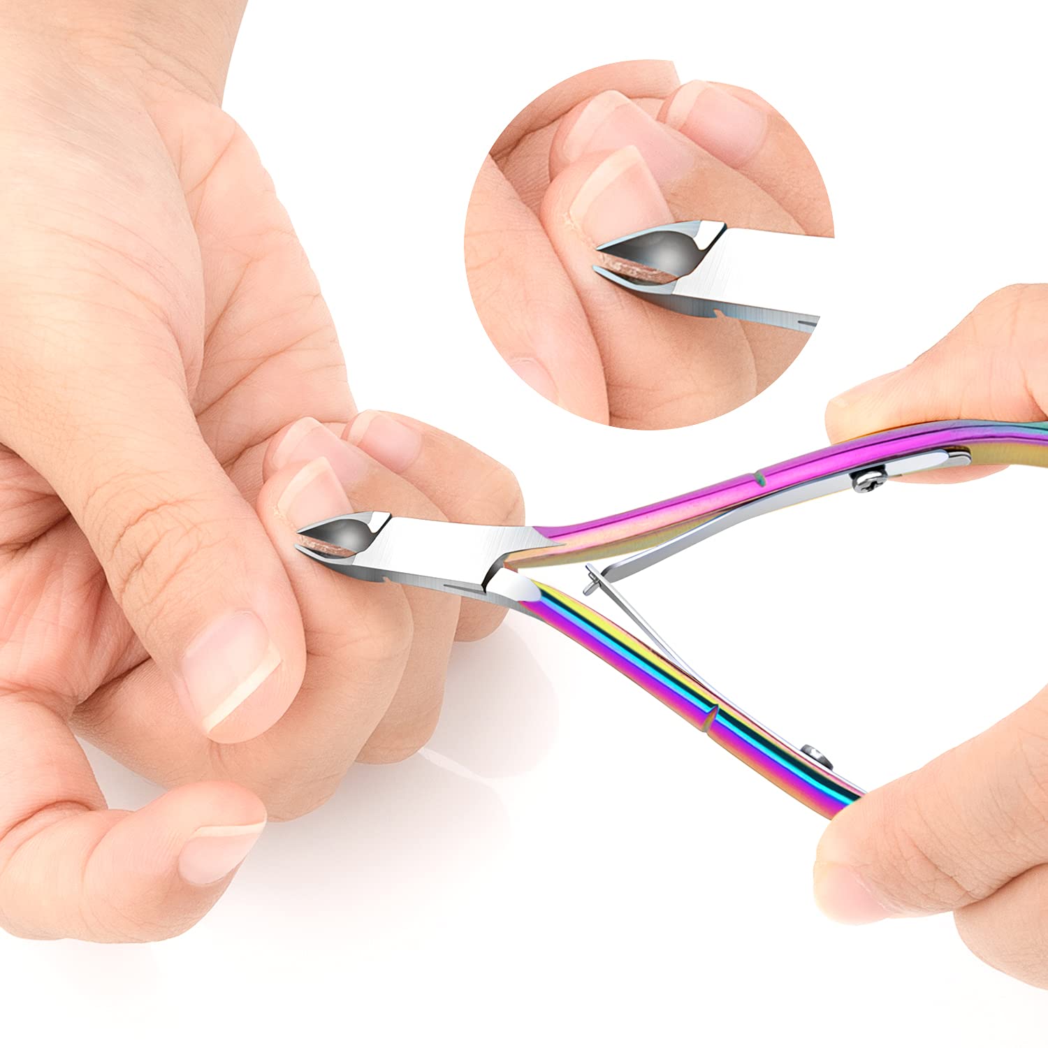 Awpeye nippers ready-to-use for hard-to-reach cuticles.