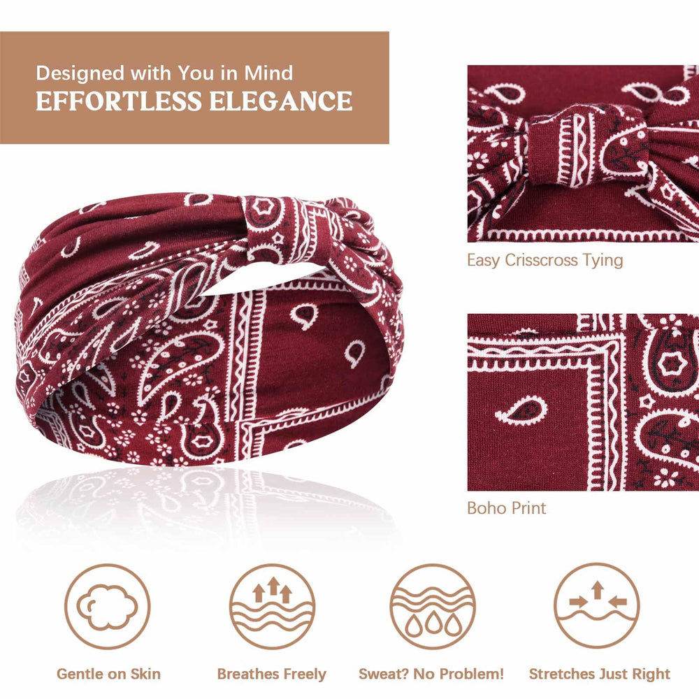Awumbuk Bandana Ancha para Yoga, suave y transpirable