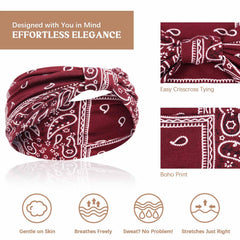 Awumbuk Bandana Ancha para Yoga, suave y transpirable