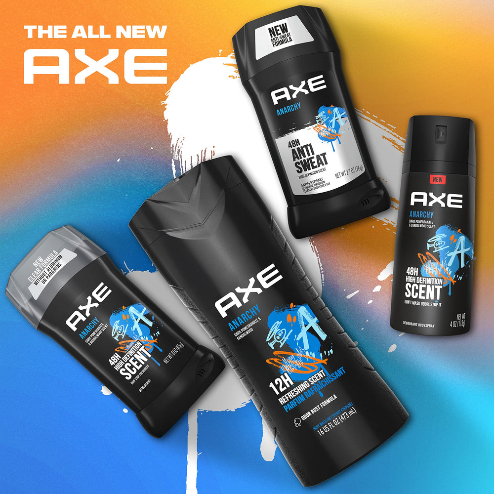 AXE Anarchy invisible cream formula leaves no white marks.