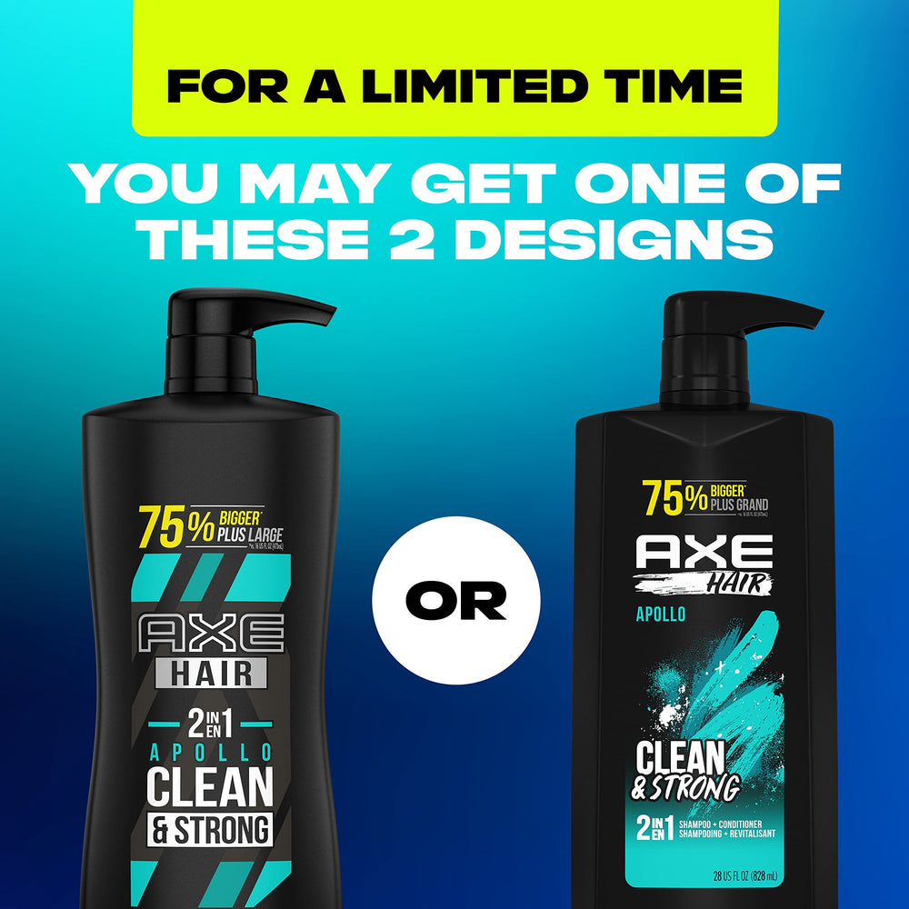 AXE Apollo 2-in-1 4-pack display on shelf for value