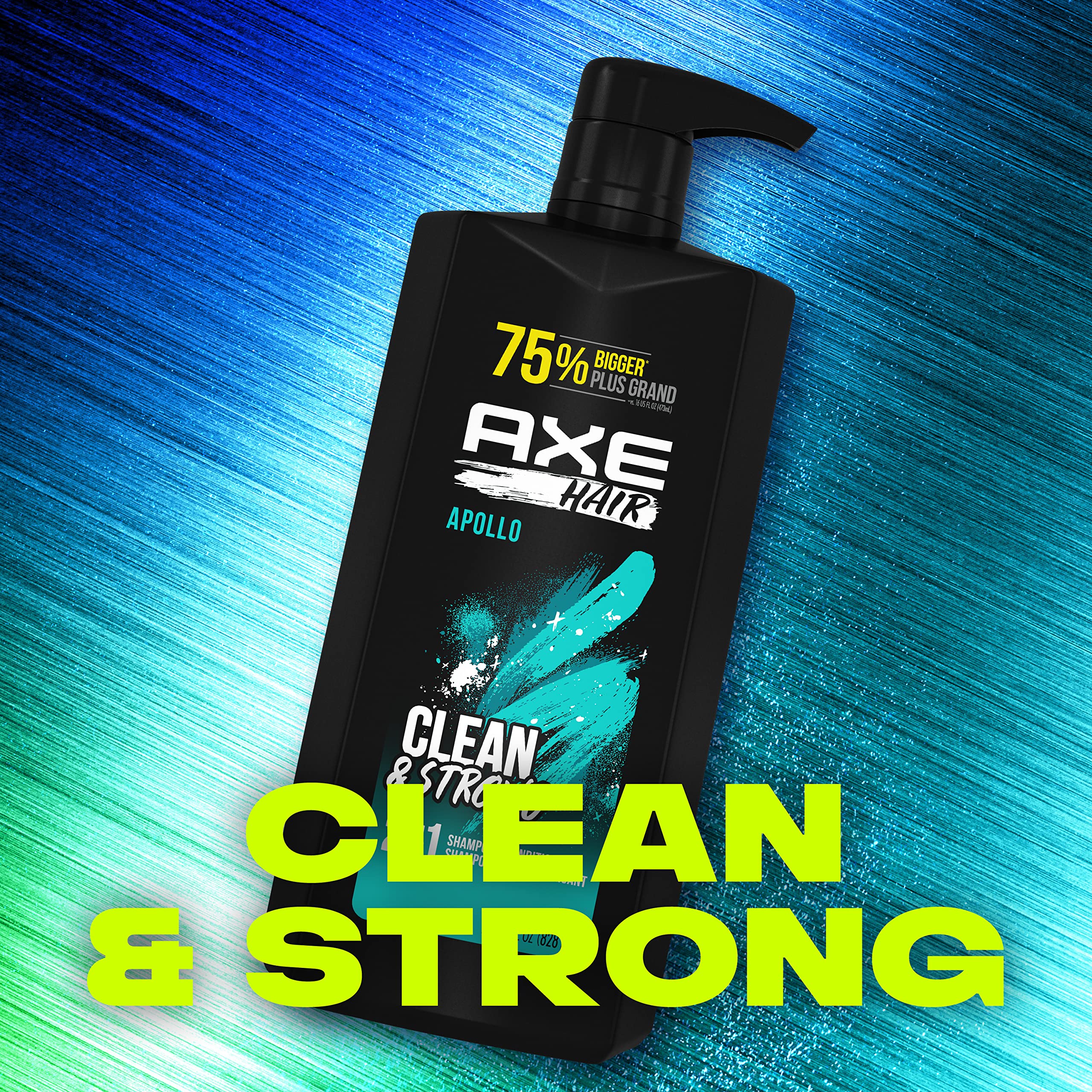 AXE Apollo bottle made from 100% recycled plastic