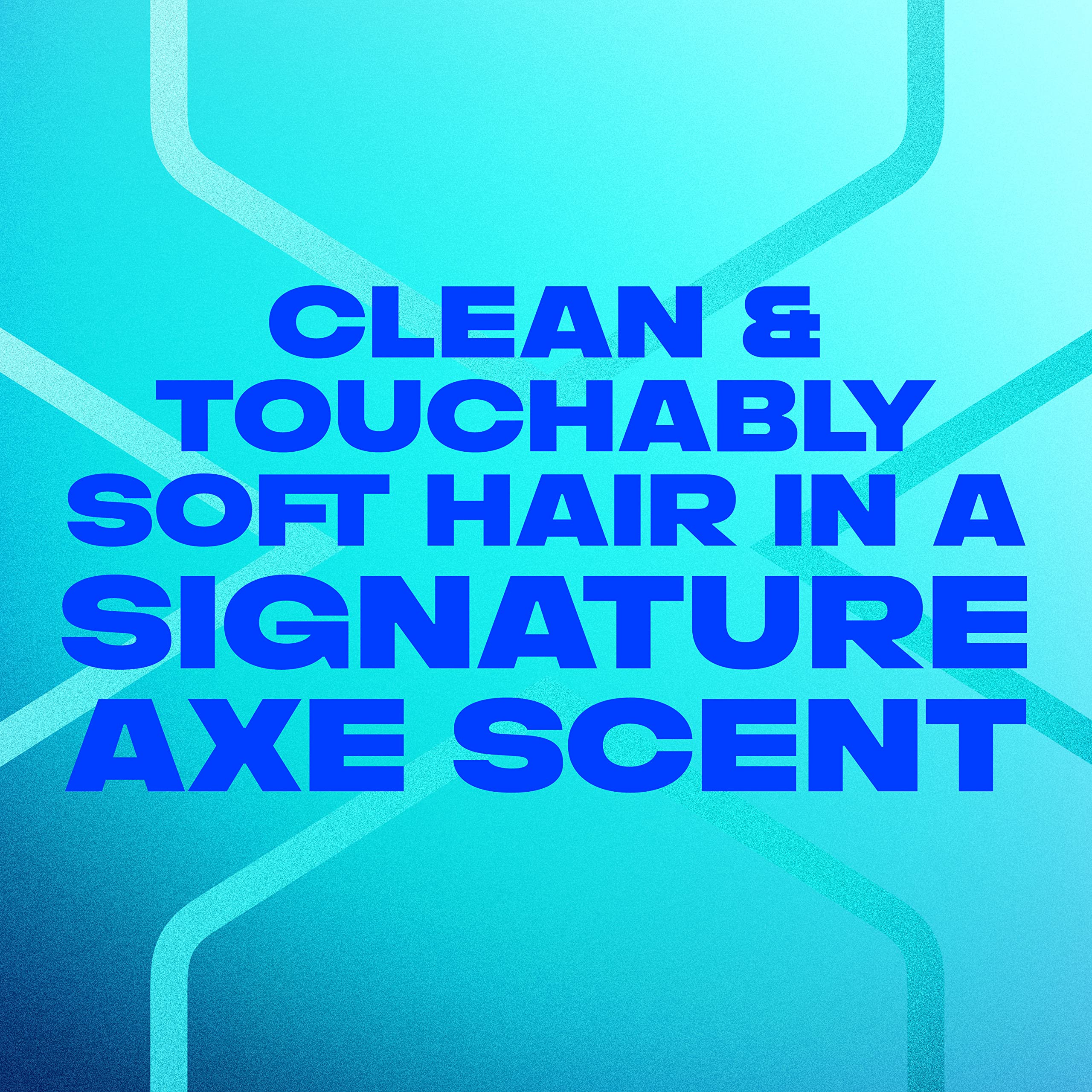 Lather forming on wet hair with AXE Apollo 2-in-1