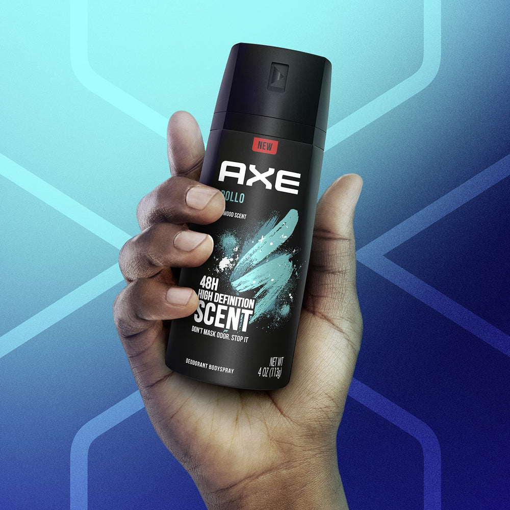 AXE Apollo offers up to 48 hours of odor protection.