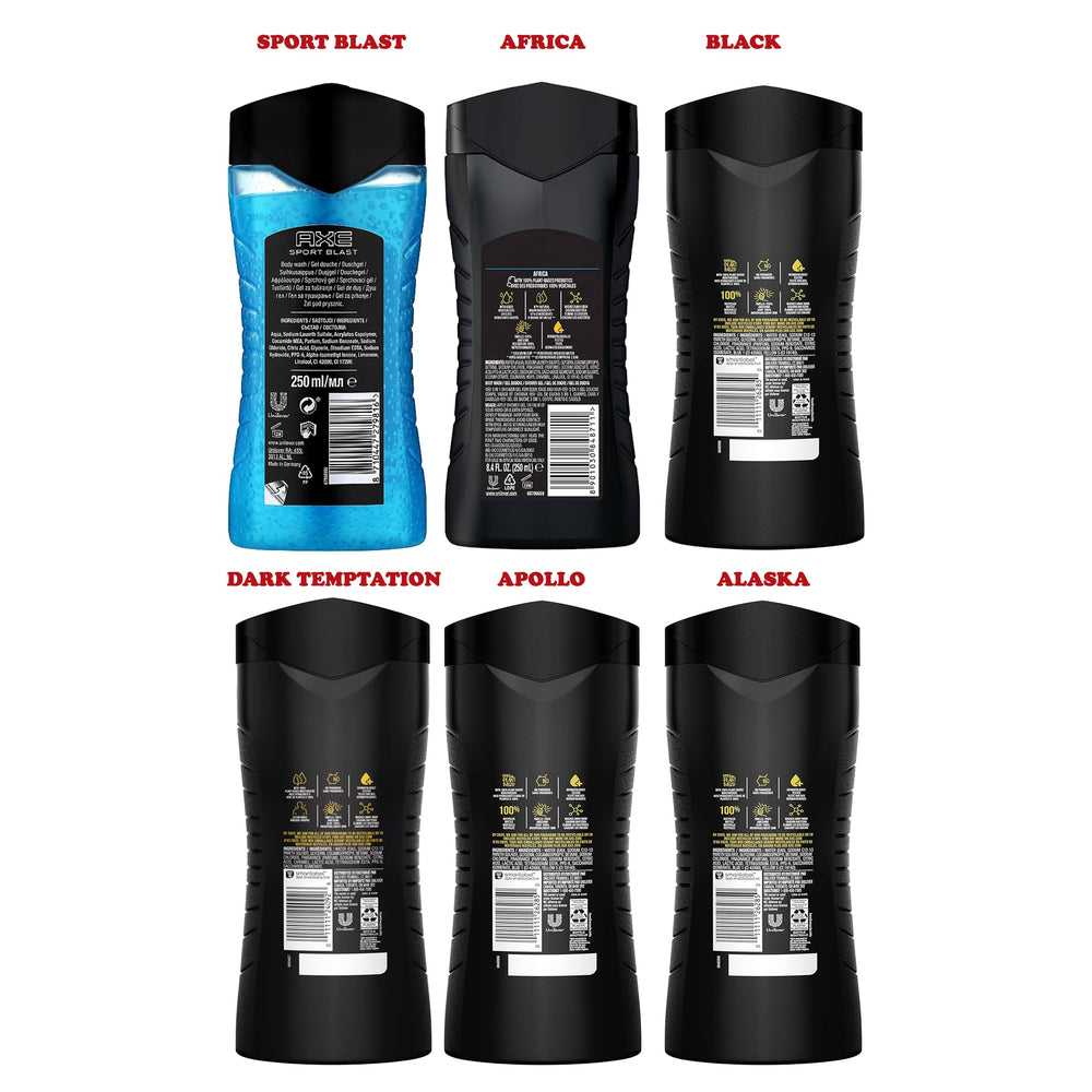 AXE Apollo bottle front provides a lasting fragrance for all-day confidence.