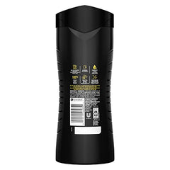 AXE Apollo: lateral del pack de 4 geles mostrando el diseño
