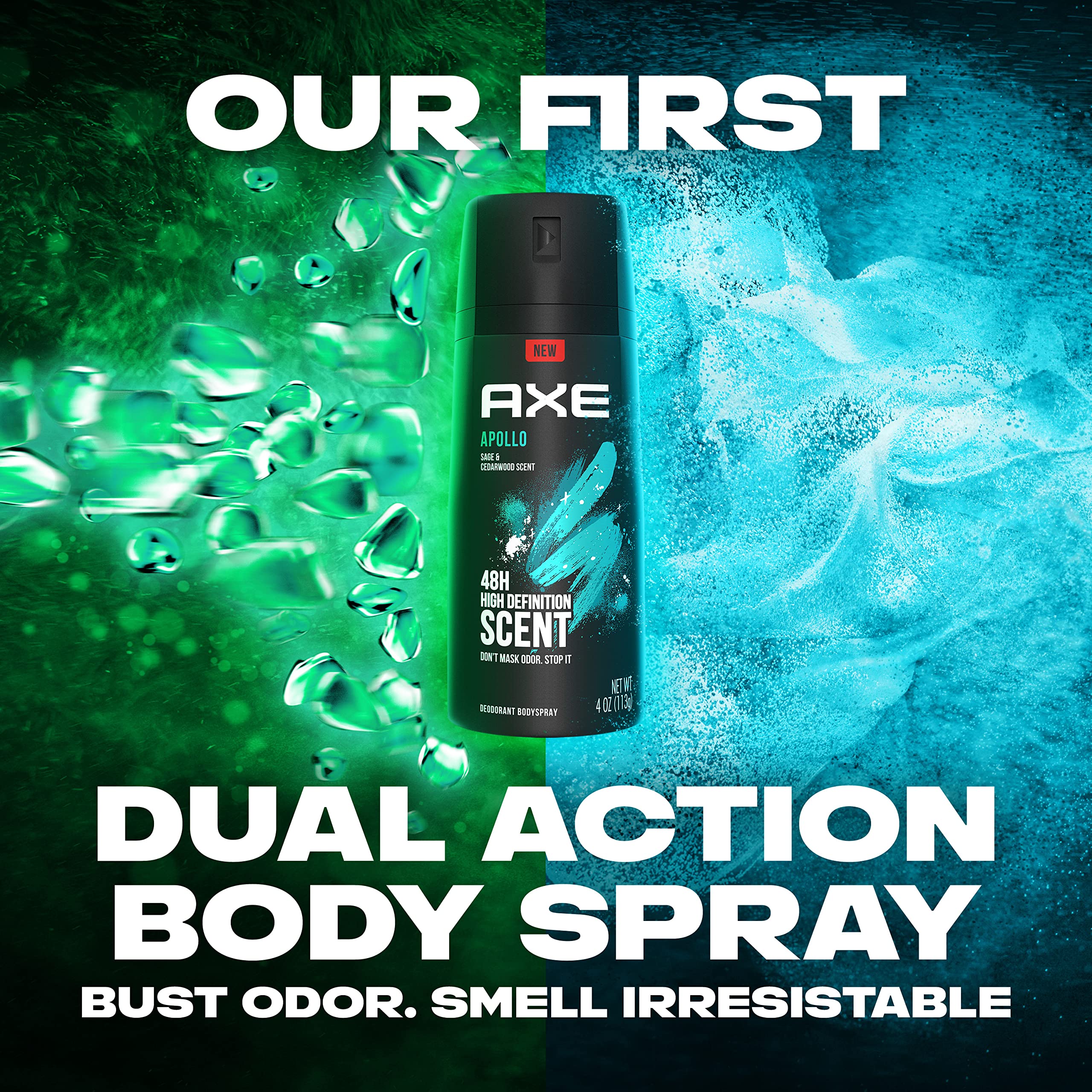 Sustainable packaging from AXE Apollo aligns with eco goals.